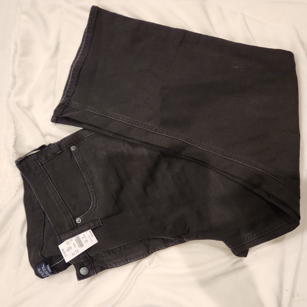 J. Crew Women's High Rise Black Rinse Jeans